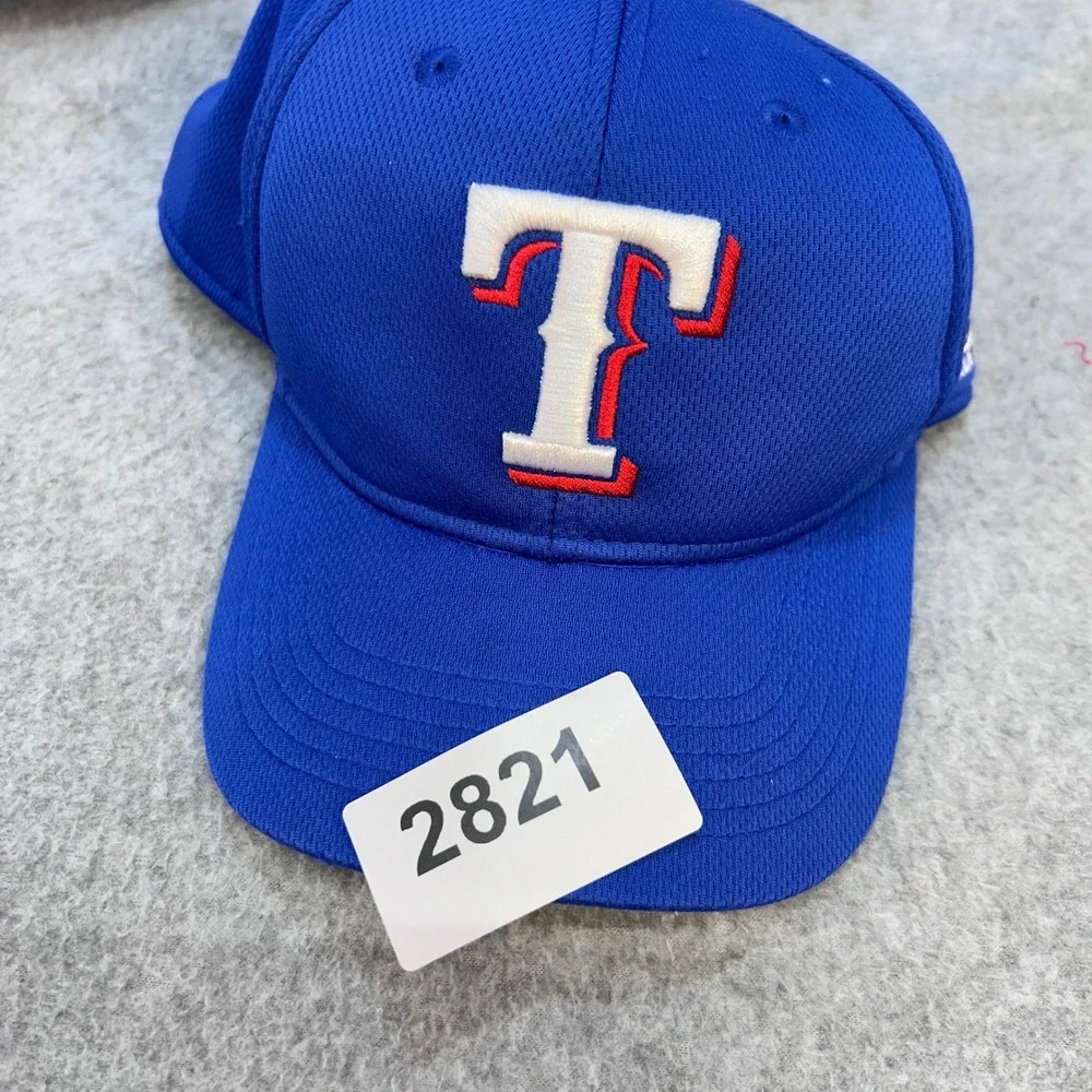 Texas Rangers Logo Youth Blue OC Sports MLB Baseball Hat Adjustable Strap OSFM